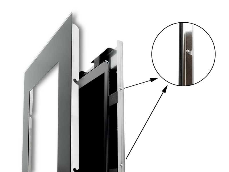 TabLines TWE053W Tablet Wandeinbau für Apple iPad Air 1 DS TabLines TWE053W Tablet Wandeinbau für Apple iPad Air 1 DS