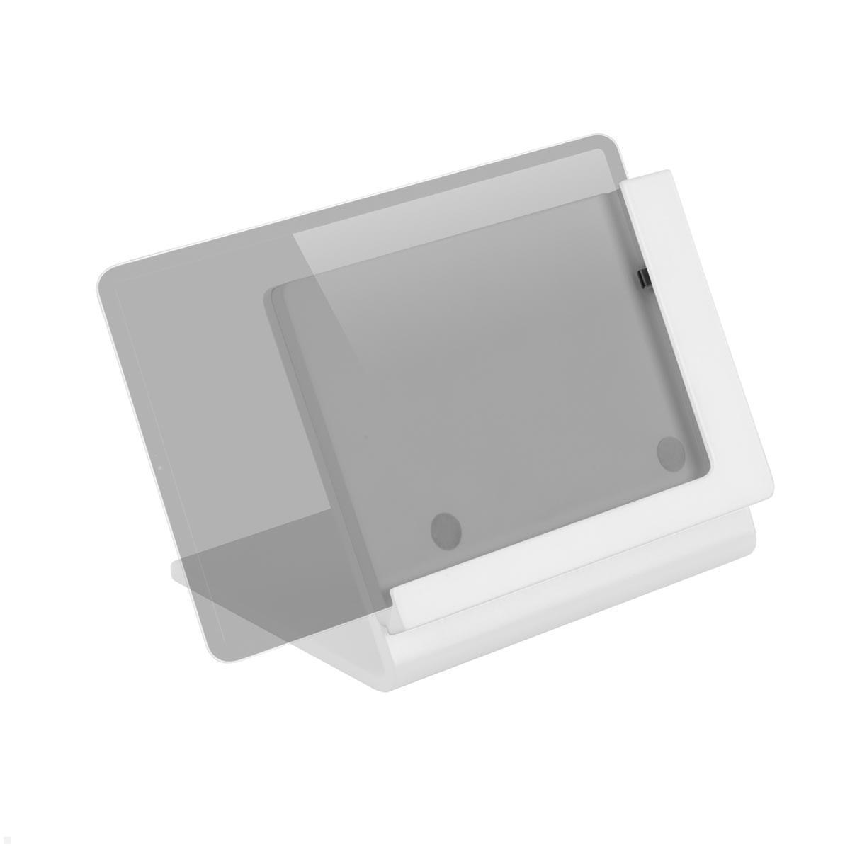 TabLines TTP011W Tabletständer Tisch Plug für iPad Air 13 (M2), weiß elegantes Design TabLines TTP011W Tabletständer Tisch Plug für iPad Air 13 (M2), weiß elegantes Design