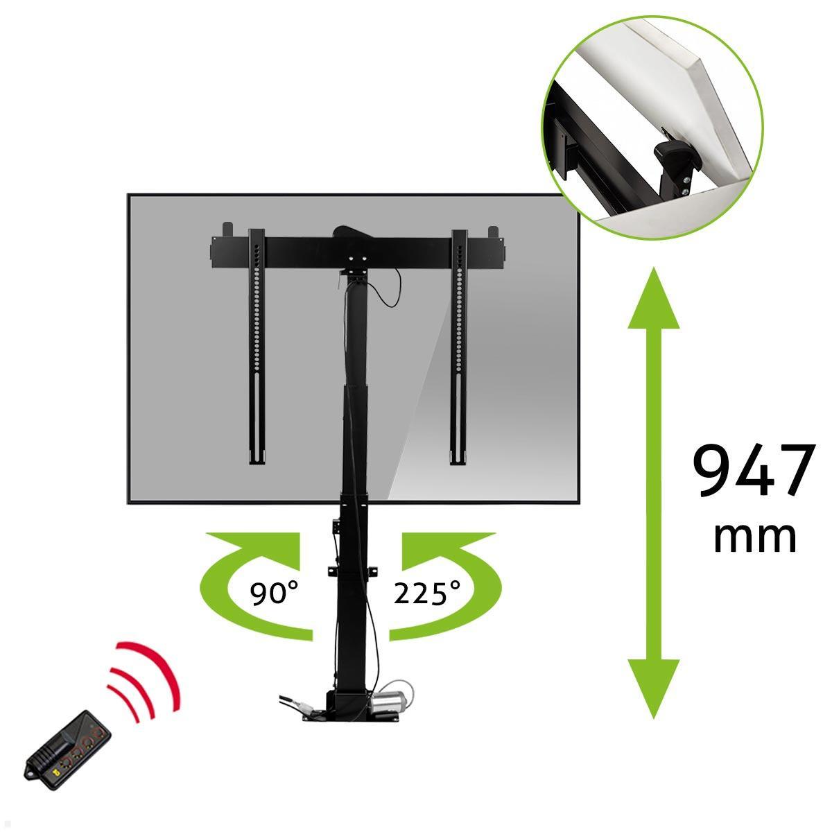 MonLines MLS019B TV Lift bis 70 Zoll, drehbar 90L / 225R, automatische Klappe MonLines MLS019B TV Lift bis 70 Zoll, drehbar 90L / 225R, automatische Klappe