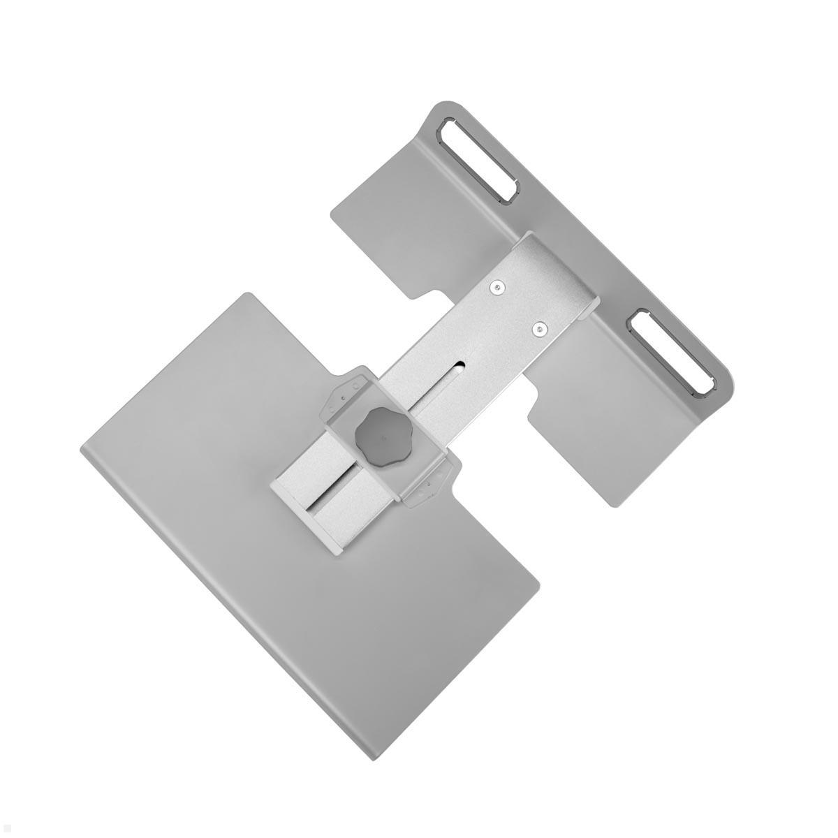 Humanscale M2.1 Laptop Wandhalterung mit Schwenkarm gerade, silber, Drehregler Humanscale M2.1 Laptop Wandhalterung mit Schwenkarm gerade, silber, Drehregler