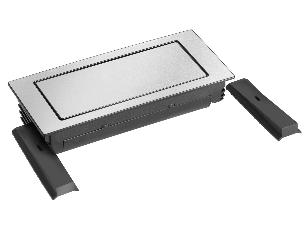 EVOLine BackFlip Standard 2x Steckdose, 1x USB Charger einfache Montage EVOLine BackFlip Standard 2x Steckdose, 1x USB Charger einfache Montage