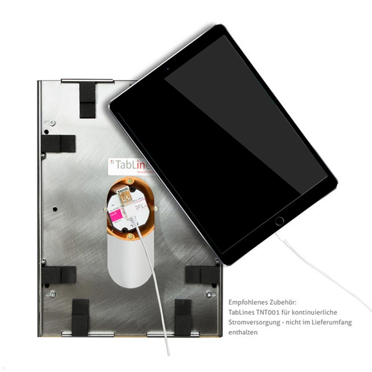 TabLines TWE087W Tablet Wandeinbau für Apple iPad 10.2 (7./8./9. Gen.), weiß, optionale Unterputzstromversorgung TabLines TWE087W Tablet Wandeinbau für Apple iPad 10.2 (7./8./9. Gen.), weiß, optionale Unterputzstromversorgung