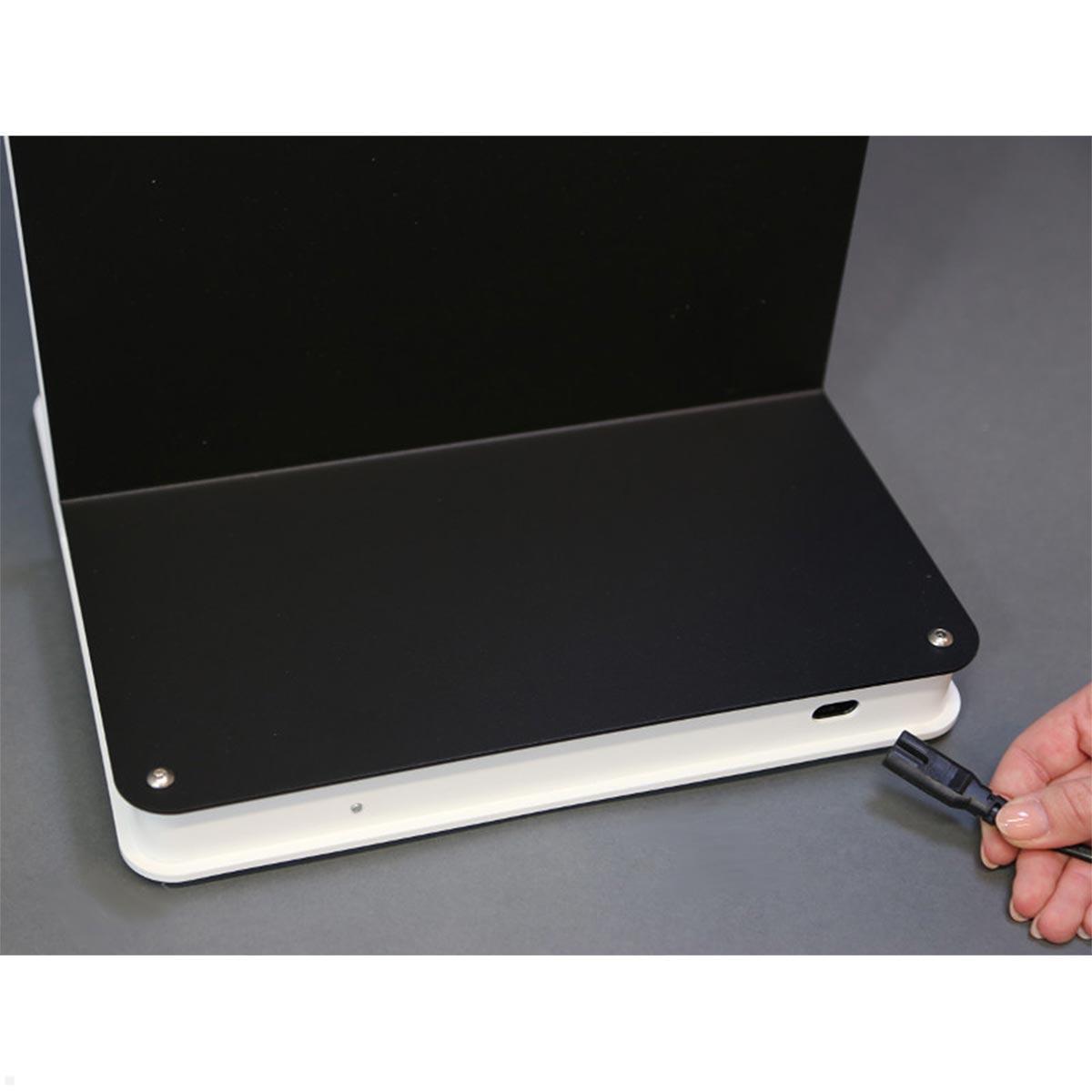 TabLines TBS136 Design Tabletständer quer mit Akku für Apple iPad Air 11 M2 integrierte Powerbank