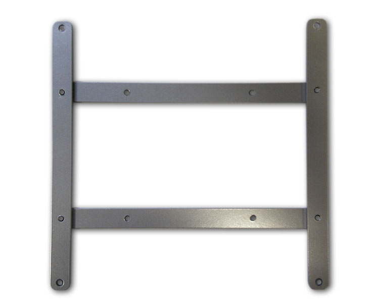 MonLines V004 VESA Adaptersatz 100x100mm auf 200x200mm, silber MonLines V004 VESA Adaptersatz 100x100mm auf 200x200mm, silber