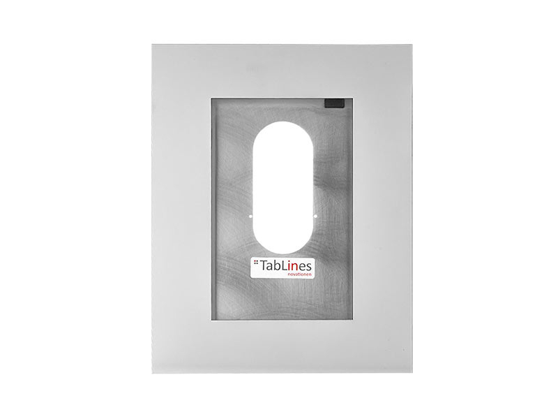 TabLines TWE085S Tablet Wandeinbau für Samsung Tab S5e, silber Ansicht ohne Tablet TabLines TWE085S Tablet Wandeinbau für Samsung Tab S5e, silber Ansicht ohne Tablet