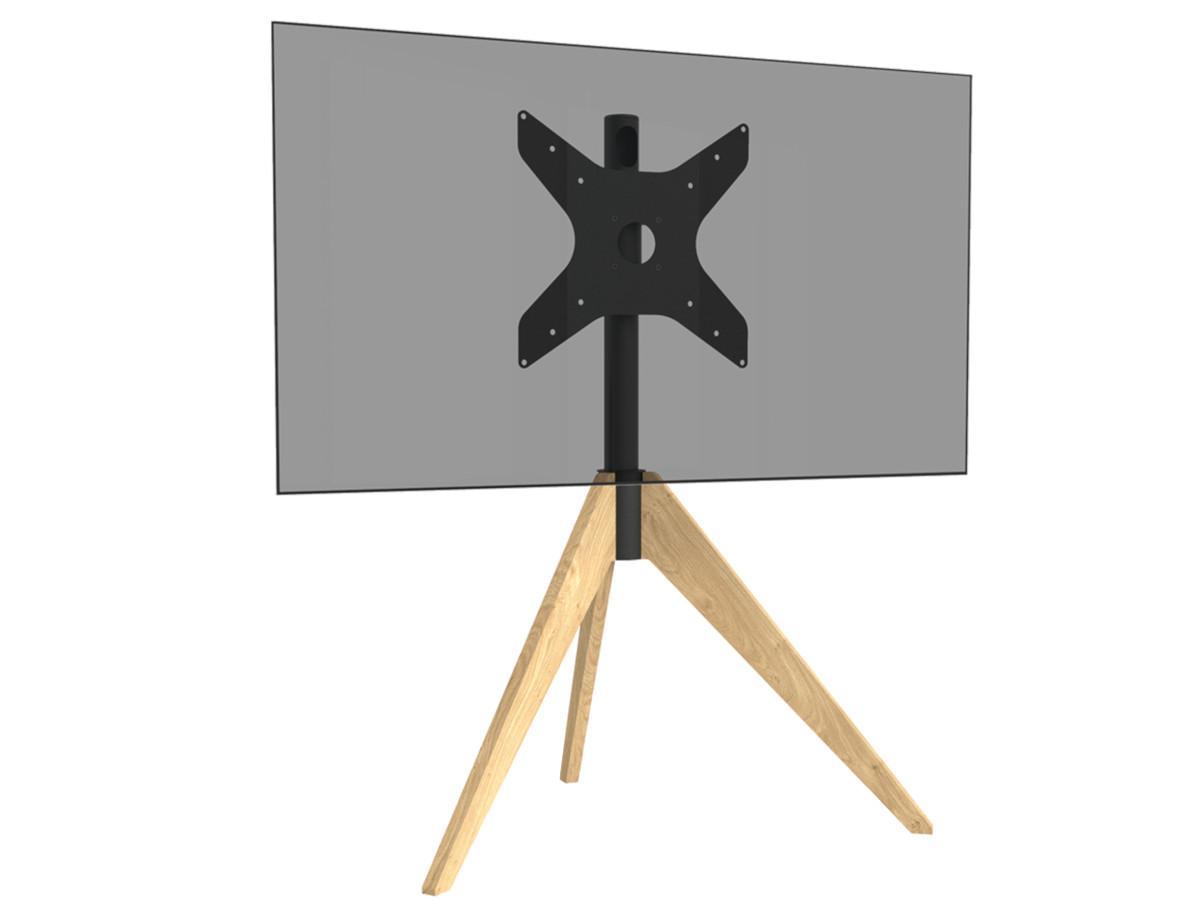 Cavus TRIANGLE-OAK TV Ständer 32-65", VESA 400x400, Eiche Holz Cavus TRIANGLE-OAK TV Ständer 32-65", VESA 400x400, Eiche Holz