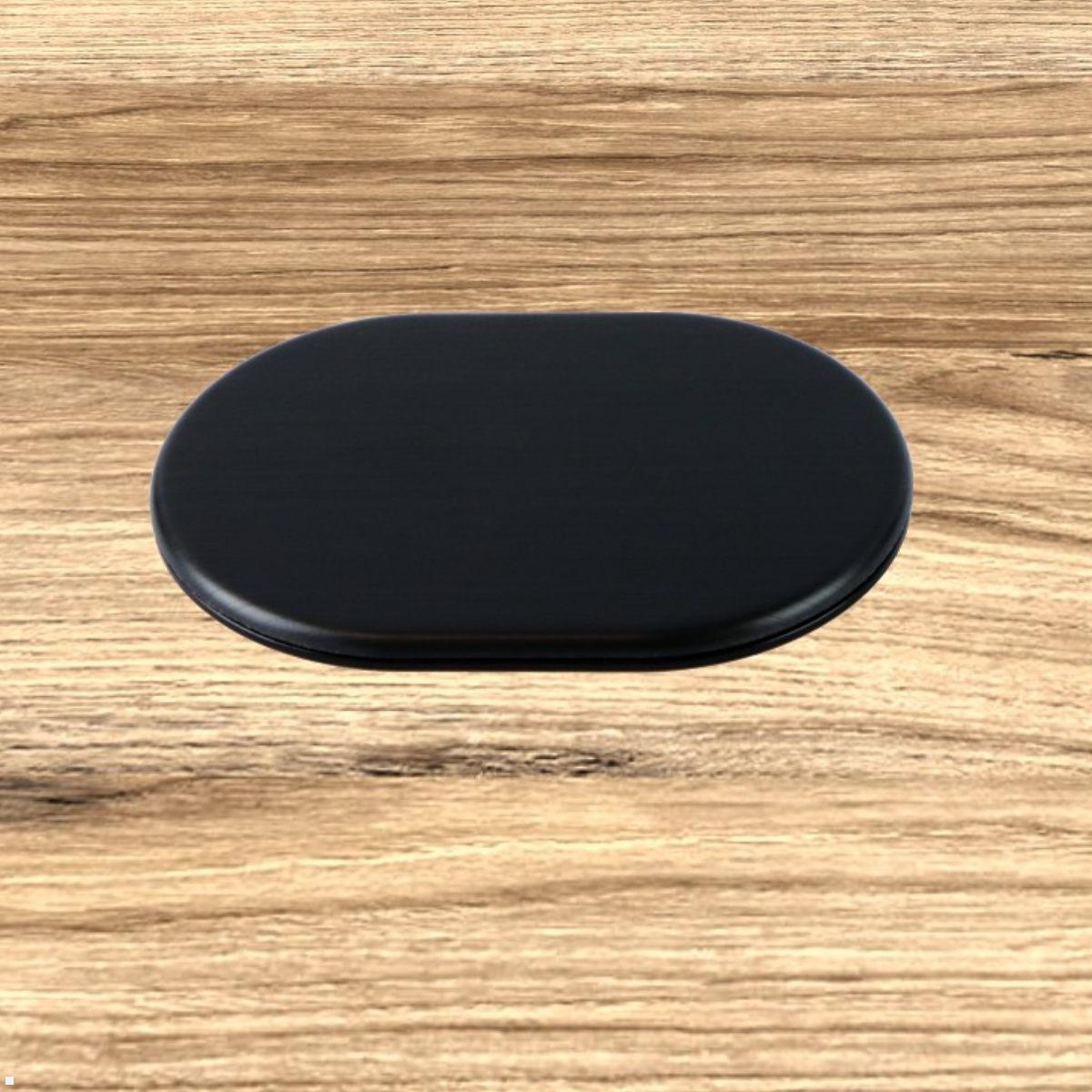 TecLines TES020 Einbausteckdose oval mit USB Charger A/C, 1,9m Kabel, Deckel geschlossen