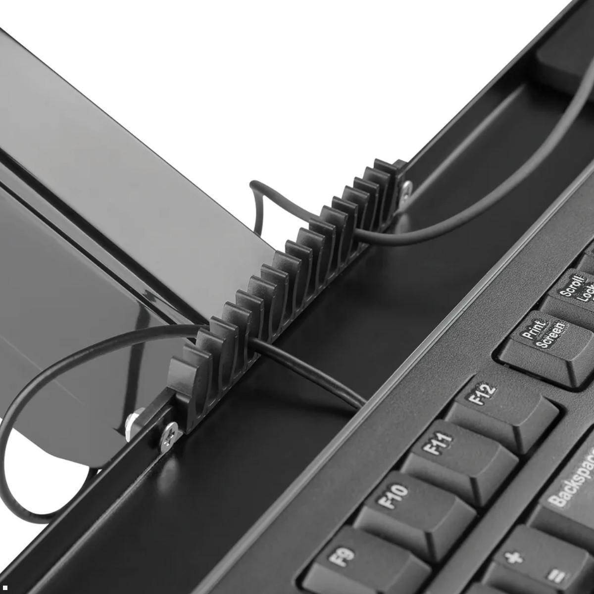 Neomounts WL90-325BL1 wandmontierter Arbeitsplatz für Bildschirme bis 32 Zoll, Detail Neomounts WL90-325BL1 wandmontierter Arbeitsplatz für Bildschirme bis 32 Zoll, Detail