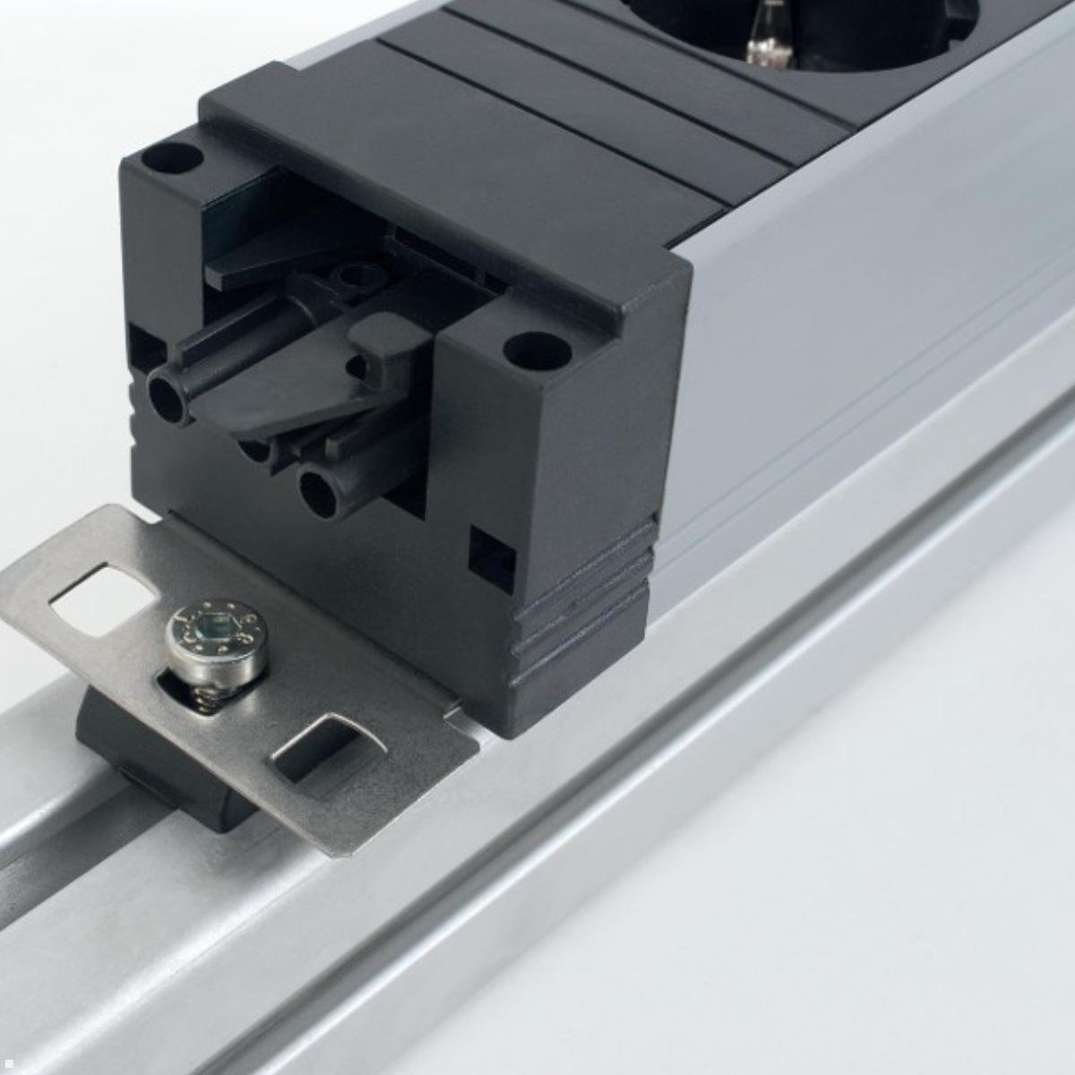 Bachmann STEP ALU 4x CEE7/3 KS GST18i3 (906.18802), auf Aluschiene