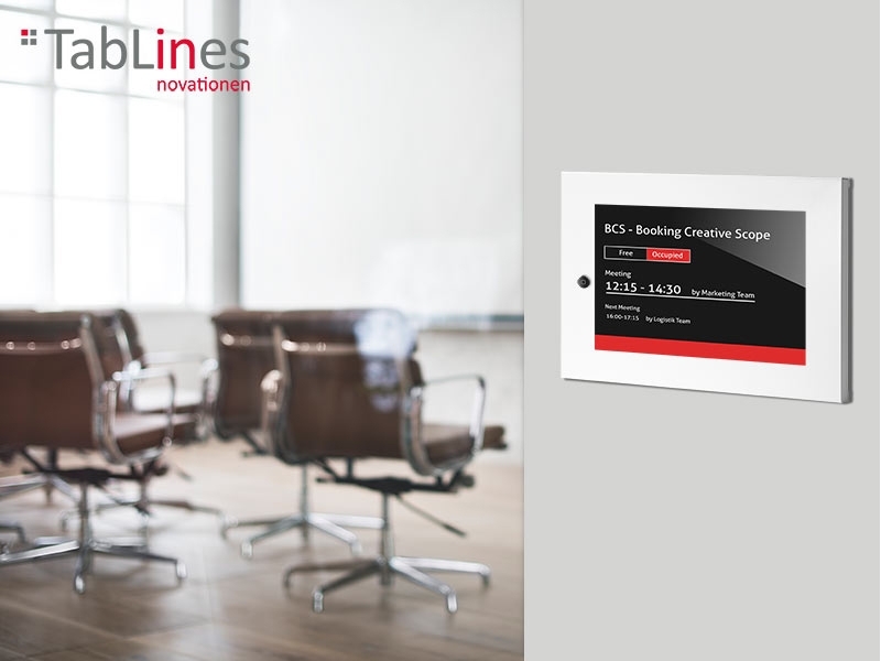 TabLines TSG037W Schutzgehäuse für Apple iPad Air 2, HB, weiß als Room Manager TabLines TSG037W Schutzgehäuse für Apple iPad Air 2, HB, weiß als Room Manager