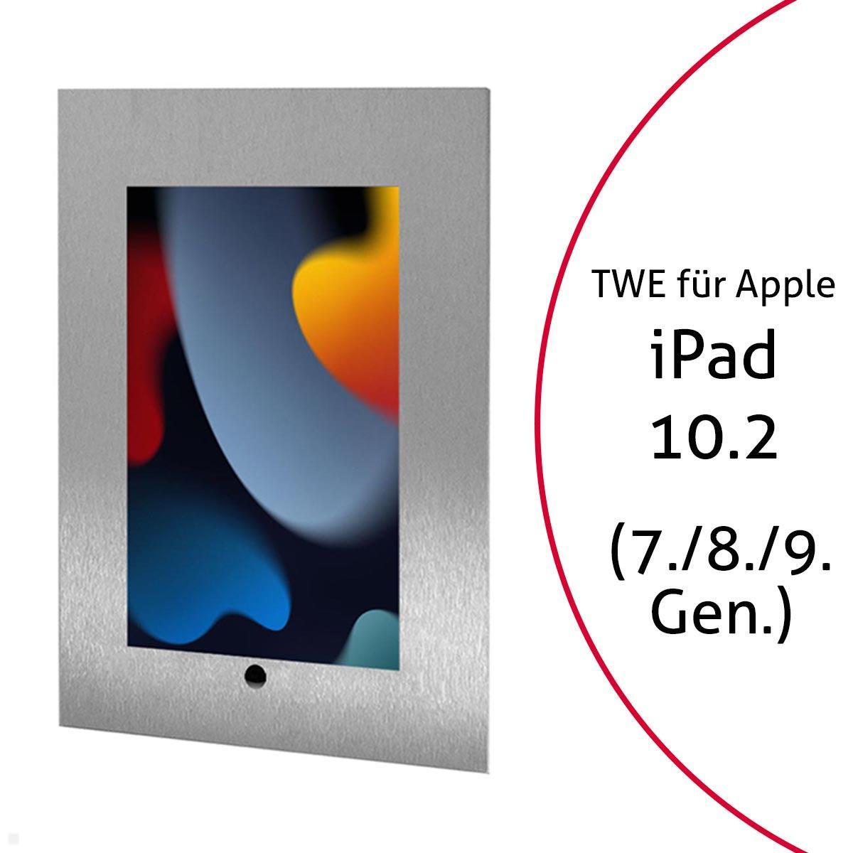 TabLines TWE089E Tablet Wandeinbau für Apple iPad 10.2 (7./8./9. Gen.), HB, Edelstahl TabLines TWE089E Tablet Wandeinbau für Apple iPad 10.2 (7./8./9. Gen.), HB, Edelstahl