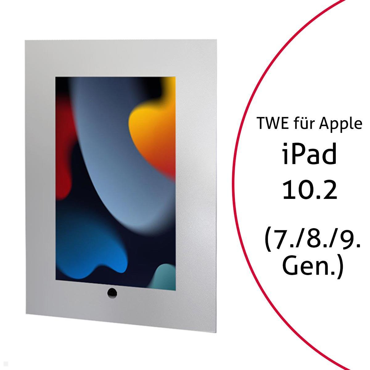 TabLines TWE089S Tablet Wandeinbau für Apple iPad 10.2 (7./8./9. Gen.), HB, silber TabLines TWE089S Tablet Wandeinbau für Apple iPad 10.2 (7./8./9. Gen.), HB, silber