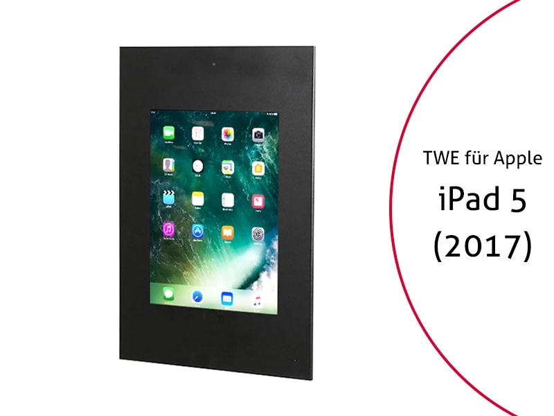 TabLines TWE036B Tablet Wandeinbau für Apple iPad 5 (2017), DS, schwarz TabLines TWE036B Tablet Wandeinbau für Apple iPad 5 (2017), DS, schwarz