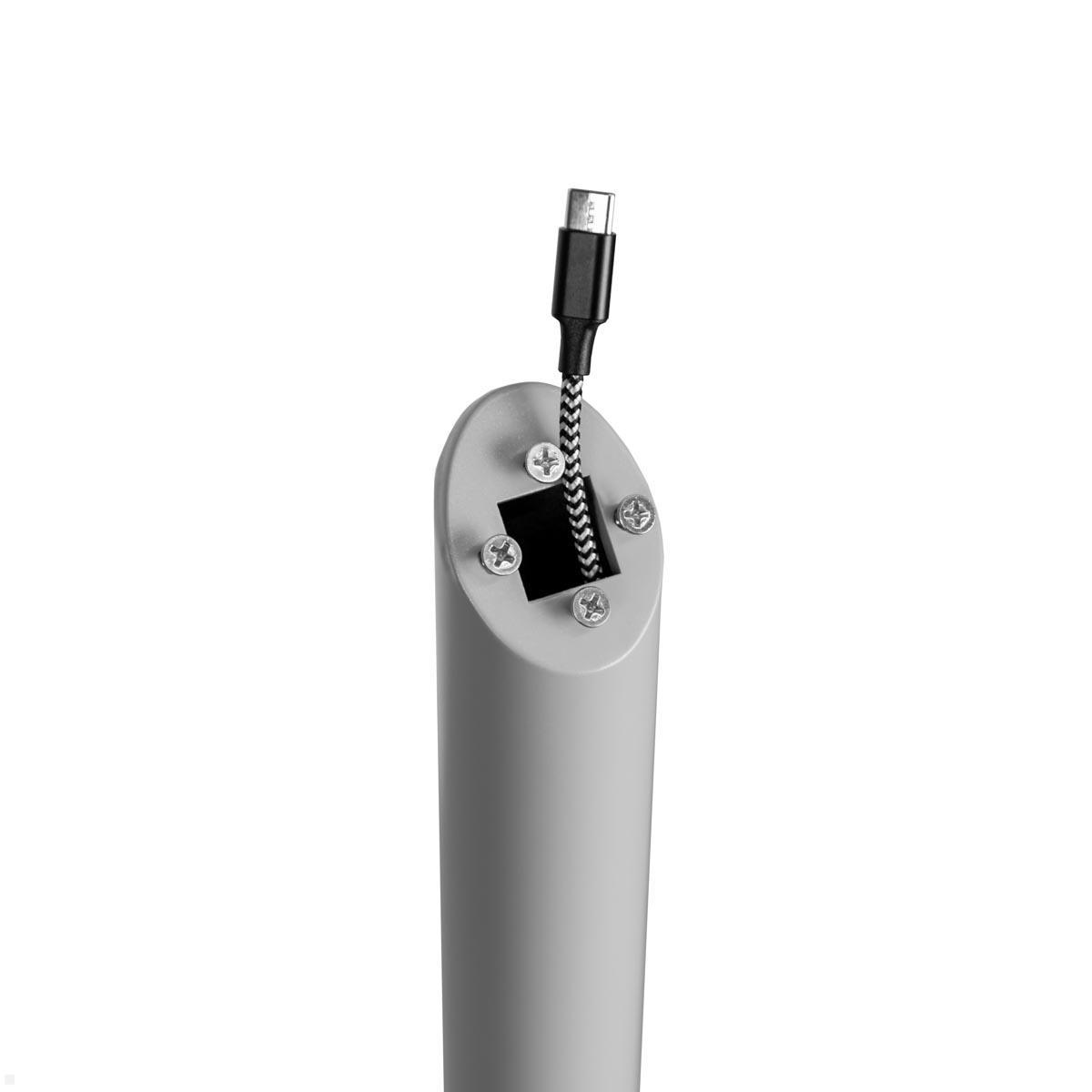 TabLines TBS003B Boden Tabletständer, schwarz, Kabelführung TabLines TBS003B Boden Tabletständer, schwarz, Kabelführung