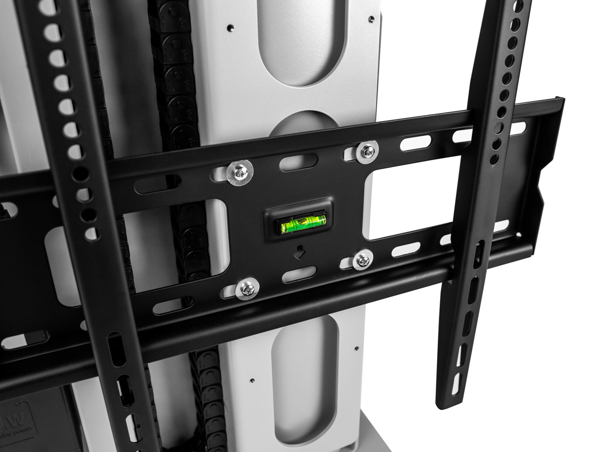 MonLines MLD675S myTVLift Deckenlift elektrisch, 675mm, silber Deatailansicht VESA Aufnahme MonLines MLD675S myTVLift Deckenlift elektrisch, 675mm, silber Deatailansicht VESA Aufnahme