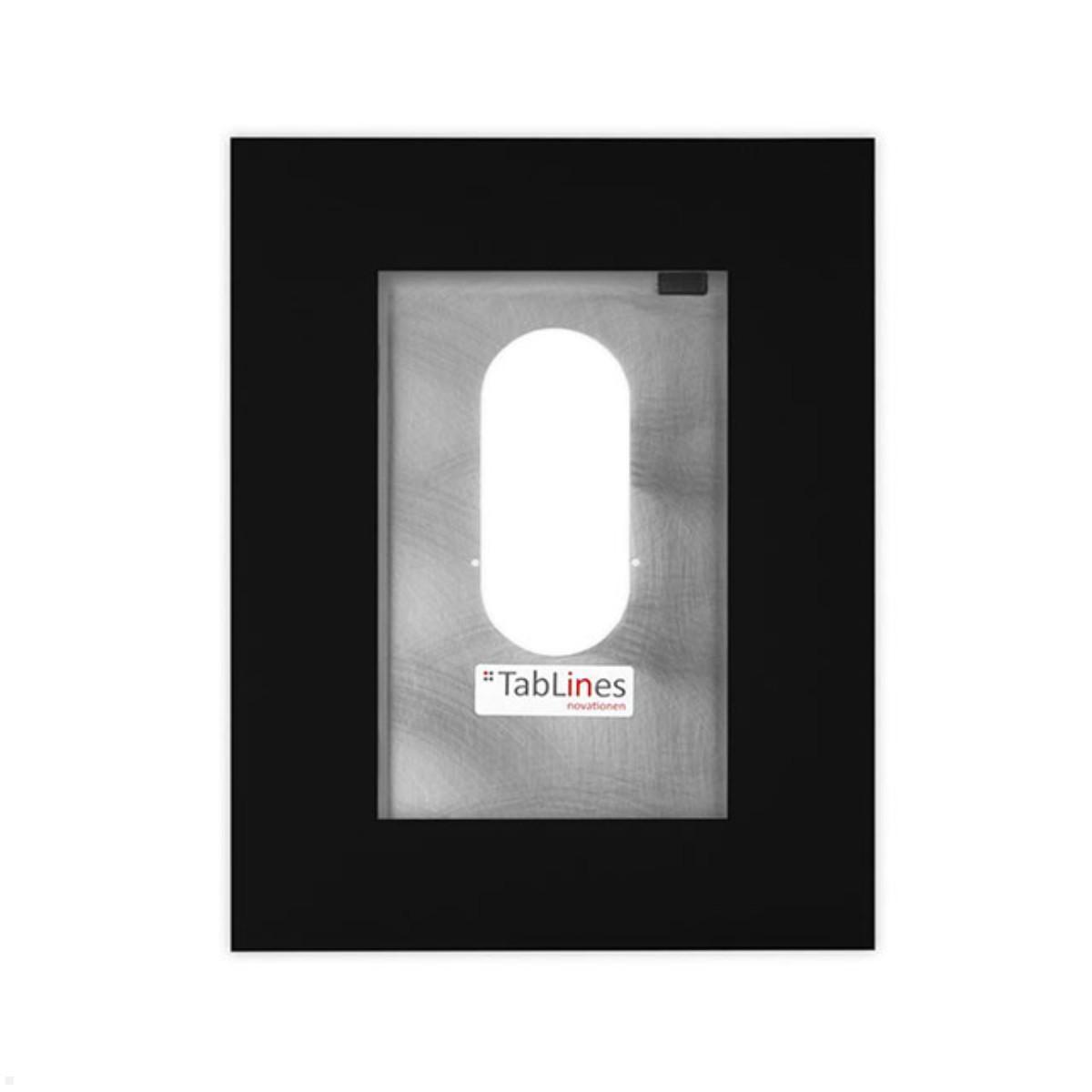 TabLines TWE109B Tablet Wandeinbau für Apple iPad Mini 6 (2021), schwarz, Frontcover TabLines TWE109B Tablet Wandeinbau für Apple iPad Mini 6 (2021), schwarz, Frontcover