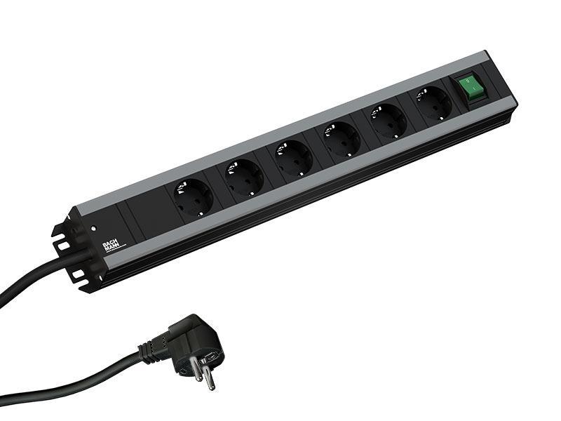 Bachmann Handwerkerleiste 6x Steckdose, 1x Schalter (300.008) Bachmann Handwerkerleiste 6x Steckdose, 1x Schalter (300.008)