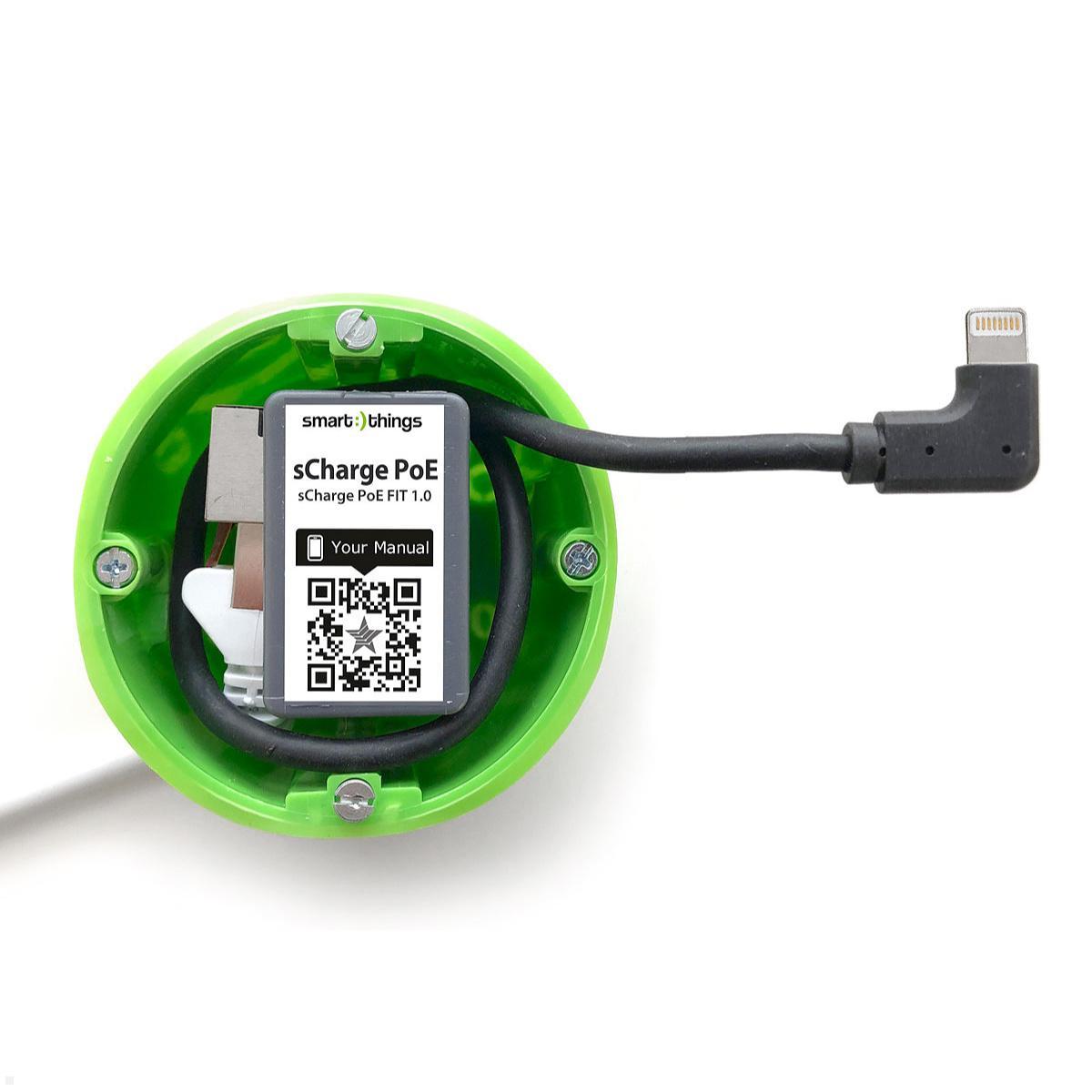 Unterputz Charger über Ethernet mit Lightning smart things s28 L Unterputz Charger über Ethernet mit Lightning smart things s28 L