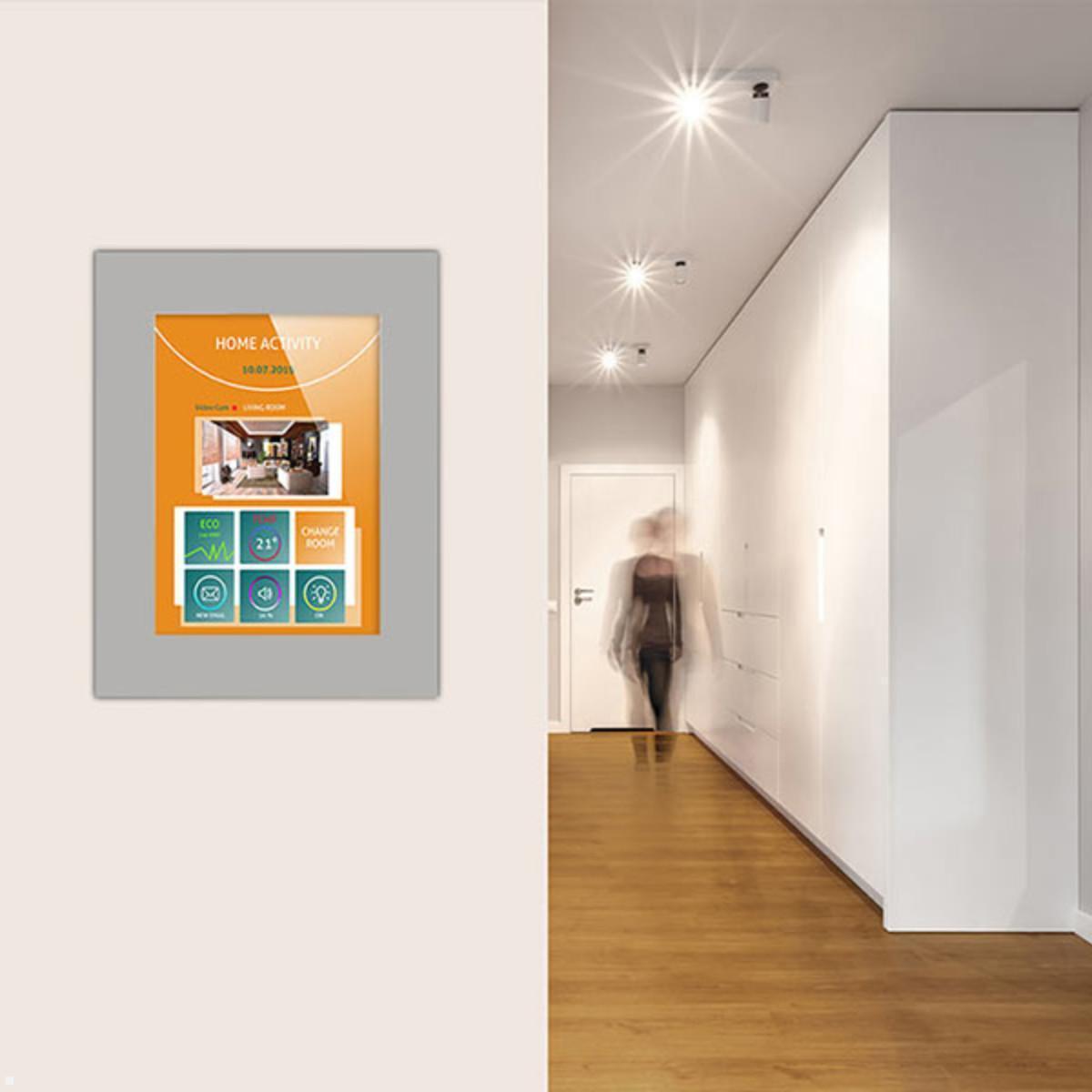 TabLines TWE109S Tablet Wandeinbau für Apple iPad Mini 6 (2021), silber, Anwendung TabLines TWE109S Tablet Wandeinbau für Apple iPad Mini 6 (2021), silber, Anwendung