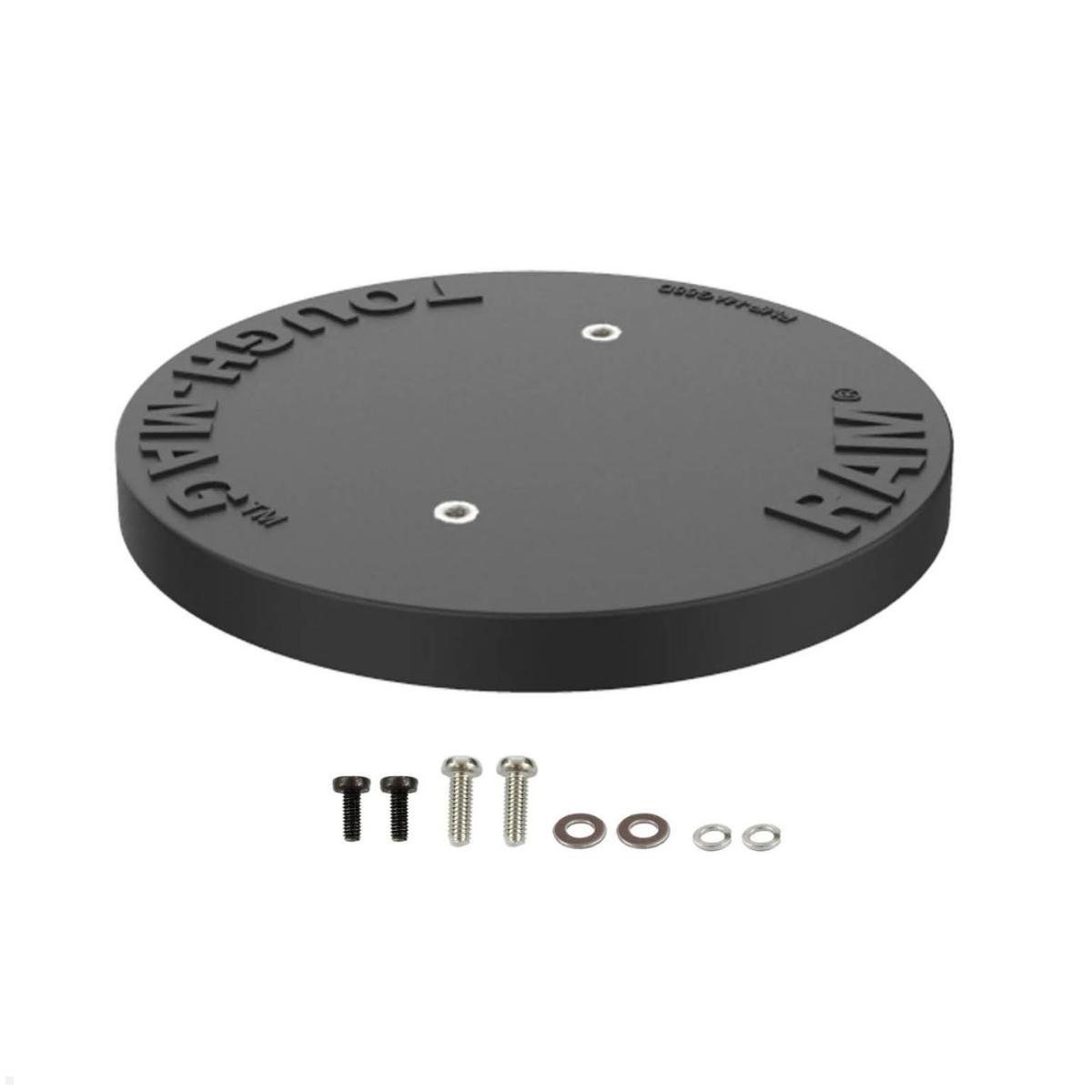 RAM Mounts Tough-Mag™ Basis - Magnet, 88 mm Durchmesser, 2-Loch AMPS