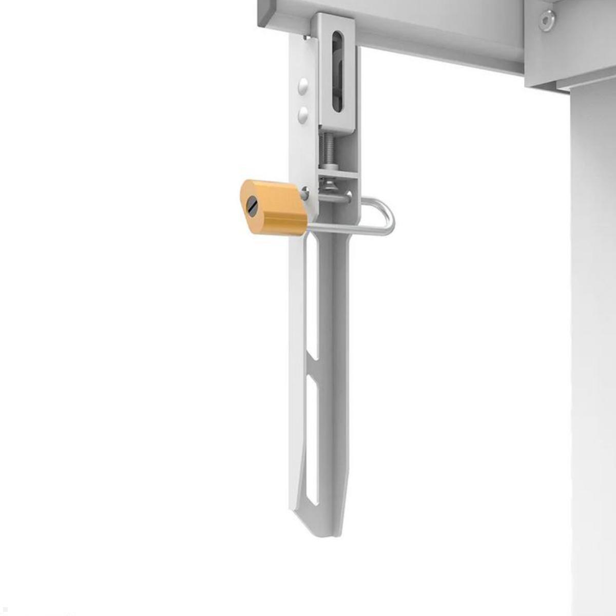 Neomounts FL55-875WH1 mobiler elektrischer Monitorständer 37 bis 100 Zoll, weiß Schloss zur Diebstahlsicherung Neomounts FL55-875WH1 mobiler elektrischer Monitorständer 37 bis 100 Zoll, weiß Schloss zur Diebstahlsicherung