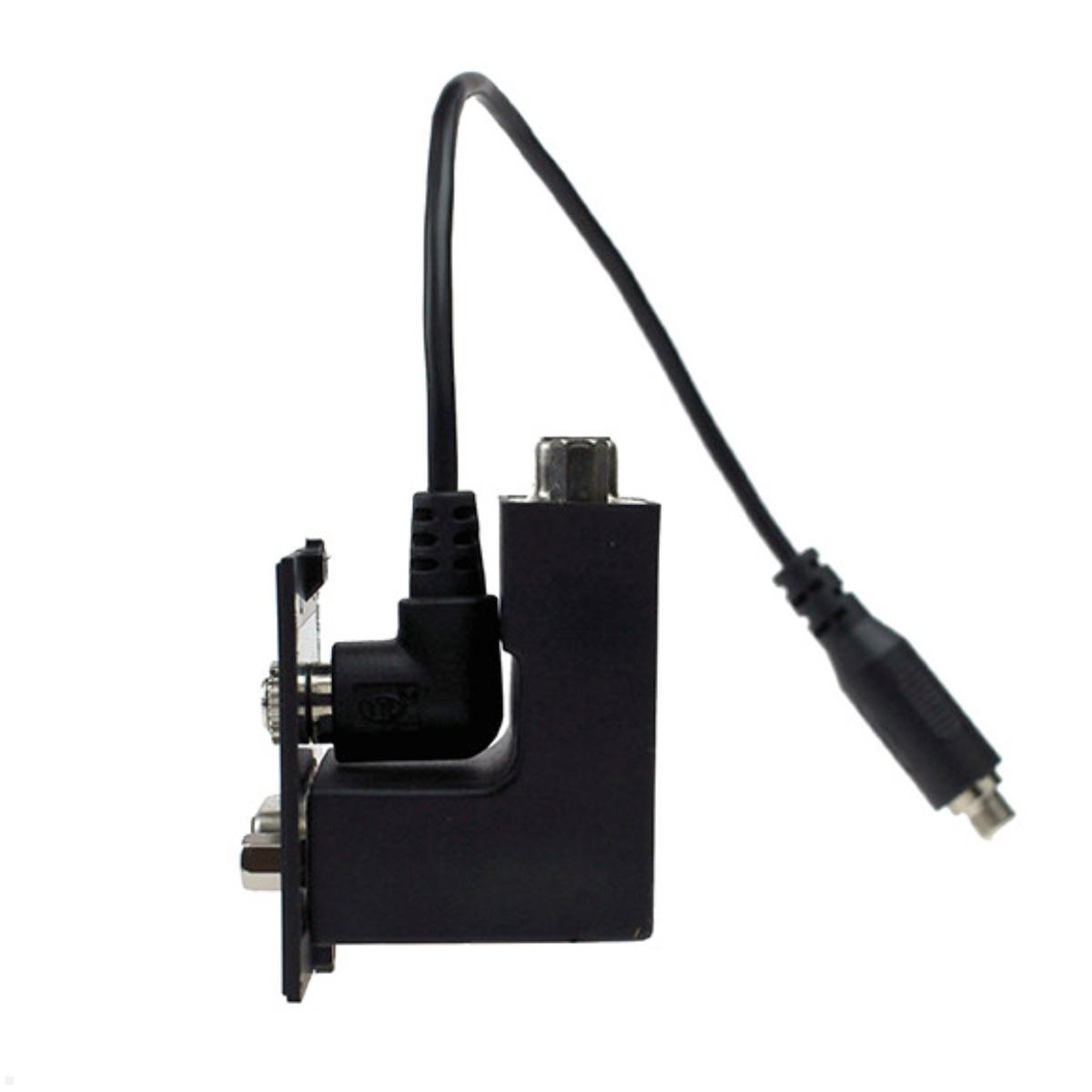 Bachmann Custom Modul 1x VGA und Miniklinke (917.058), Profilansicht Bachmann Custom Modul 1x VGA und Miniklinke (917.058), Profilansicht