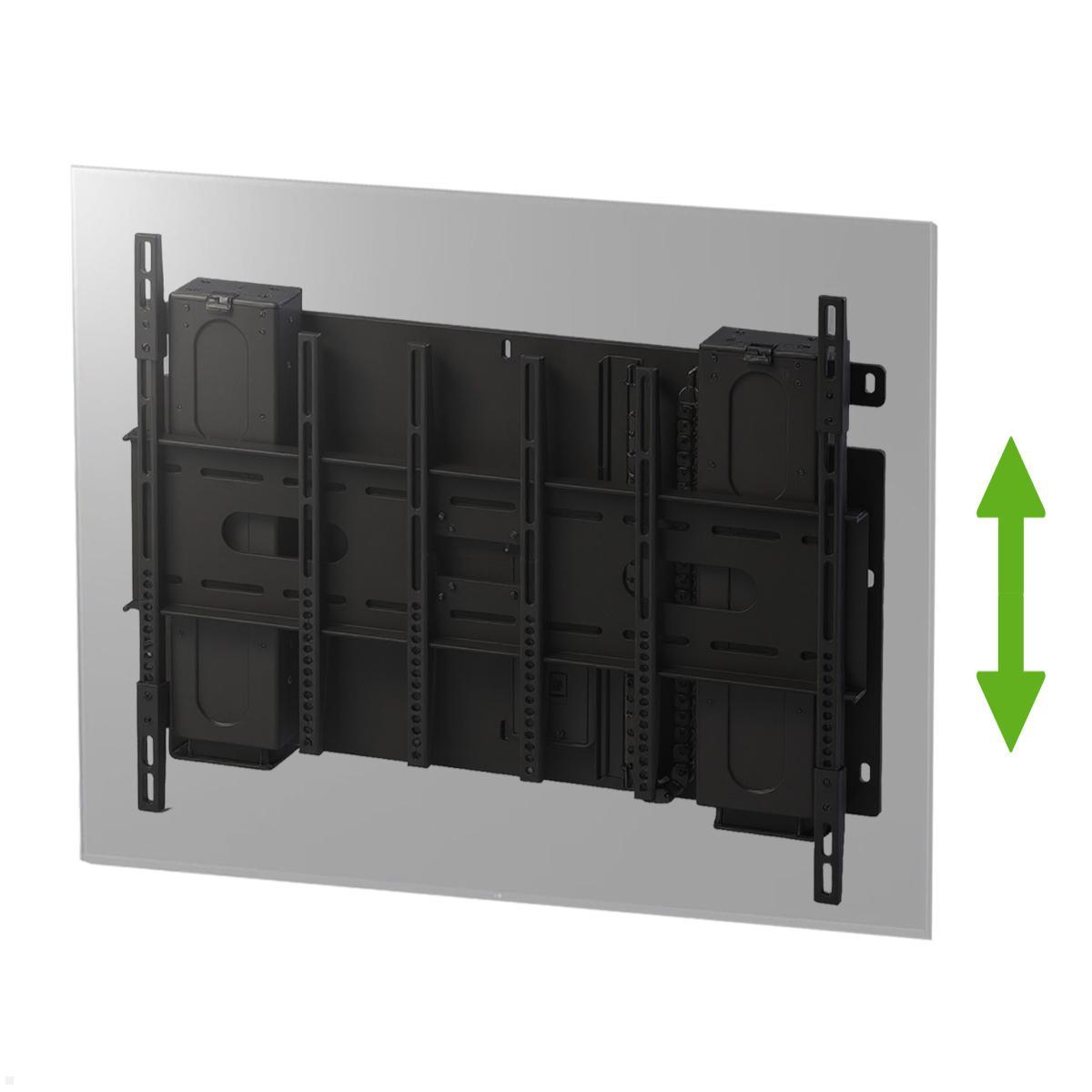 MonLines MLW675B2 TV Lift Wandhalter elektrisch, 675mm, 98 Zoll, schwarz