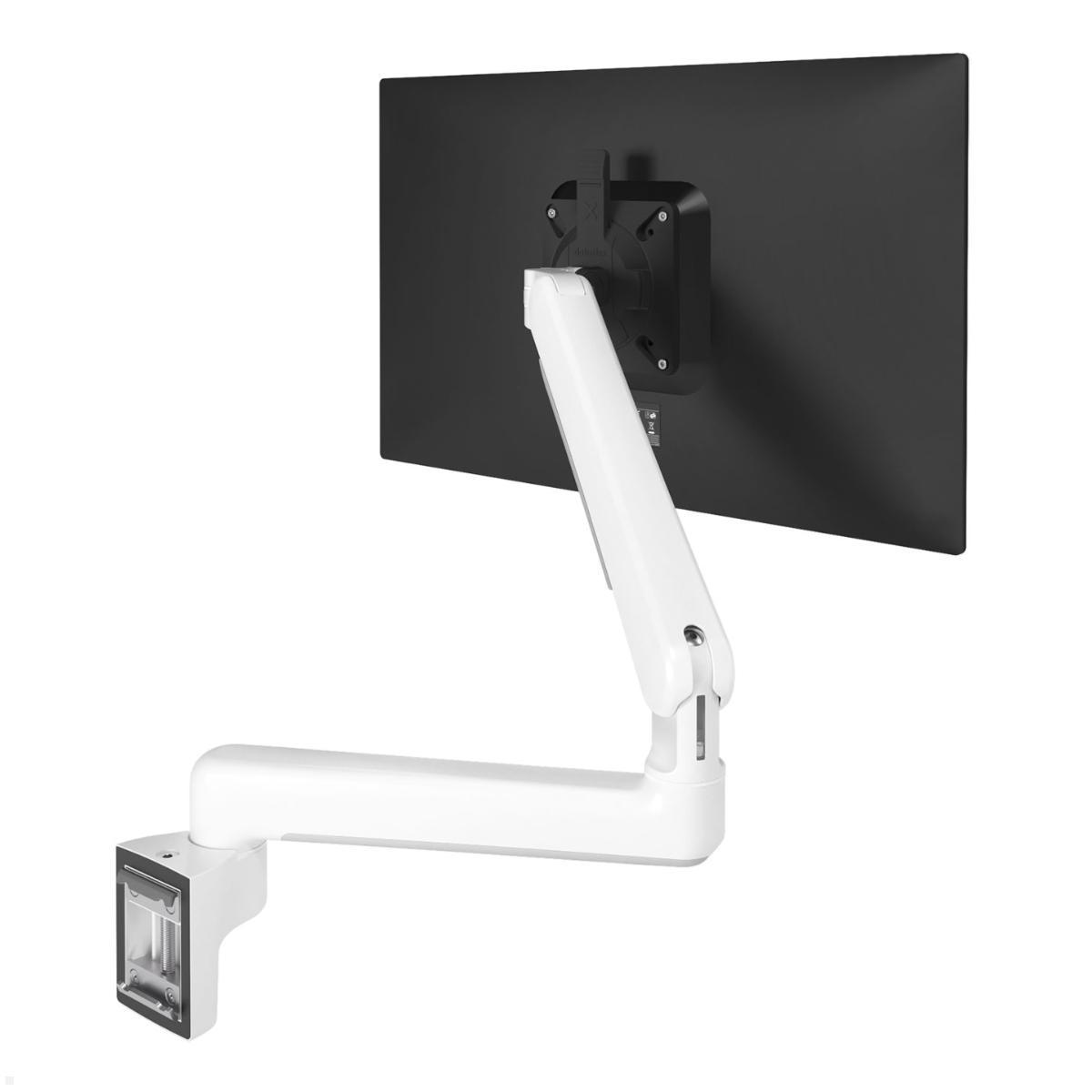 Dataflex Viewprime plus schwenkbare Monitorhalterung für Systemschiene, weiß, Monitorhalterung