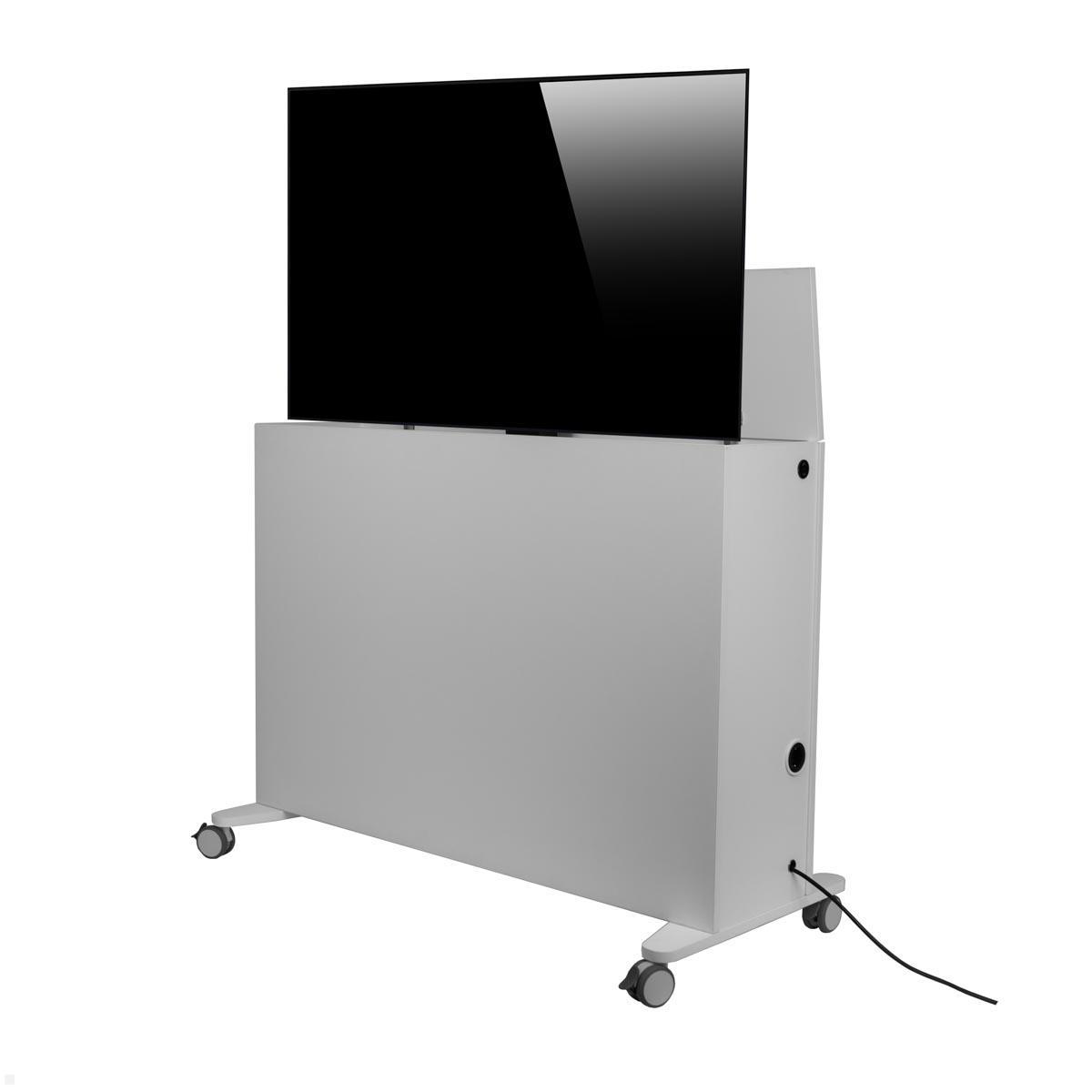 MonLines SIDEB65G mobiles TV Sideboard mit Lift bis 65 Zoll, grau MonLines SIDEB65G mobiles TV Sideboard mit Lift bis 65 Zoll, grau