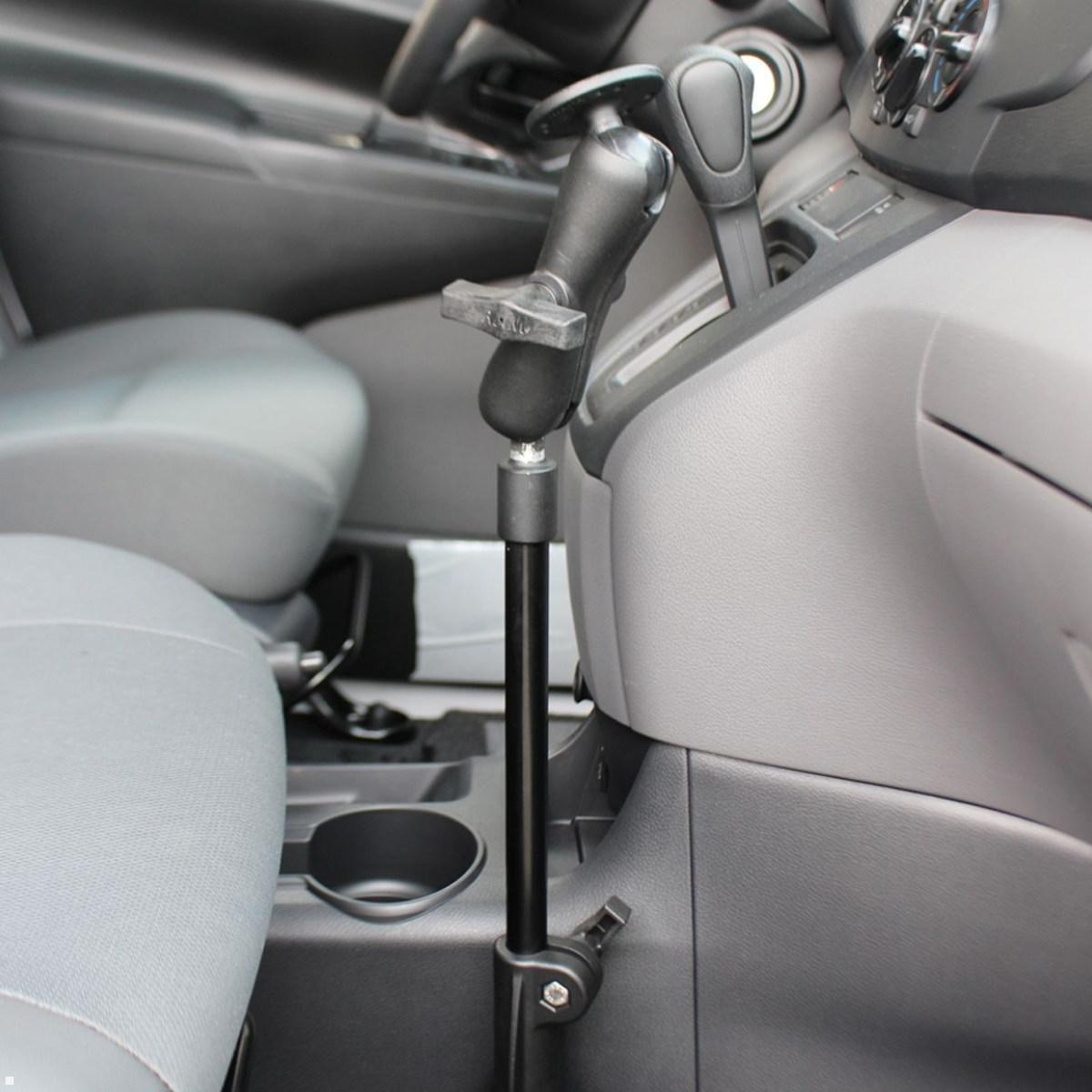 RAM Mounts Pod HD Universal Fahrzeughalterung  C-Kugel höhenverstellbar (RAM-316-HD-202U), Sitzschiene C-Kugel