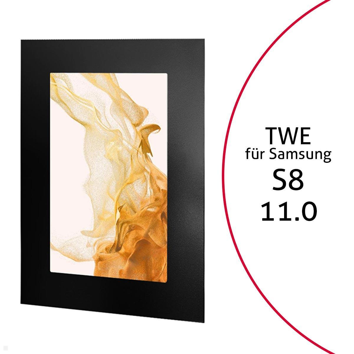 TabLines TWE104B Tablet Wandeinbau für Samsung Tab S8 11.0, schwarz TabLines TWE104B Tablet Wandeinbau für Samsung Tab S8 11.0, schwarz