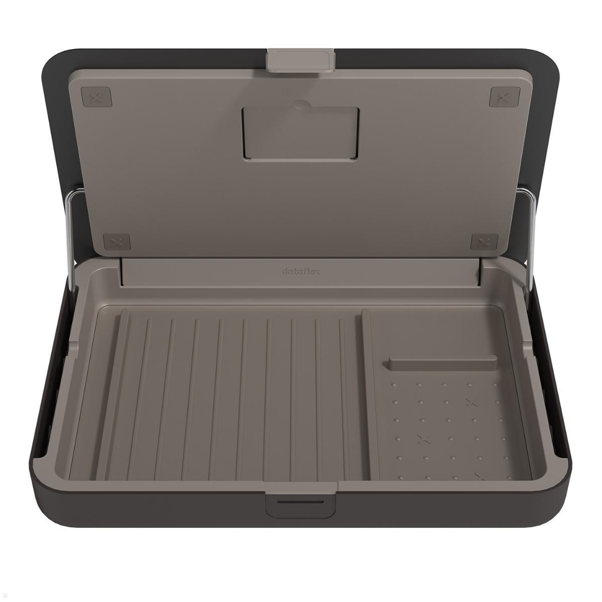 Dataflex Bento ergonomische Toolbox schwarz (45.903), Innen Ansicht