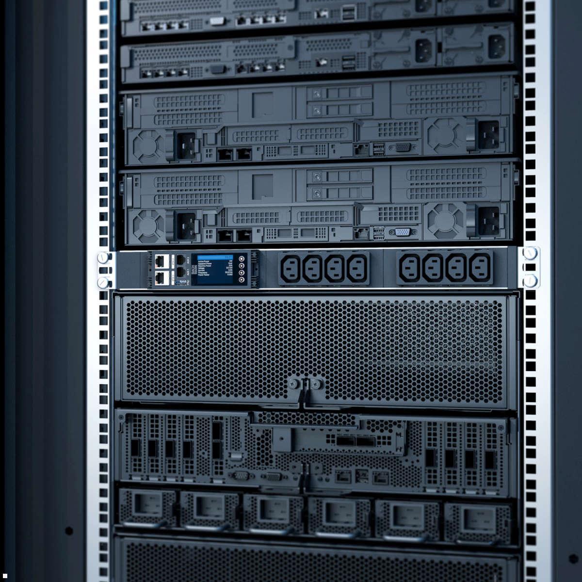 Bachmann BN ESSENTIAL Metered - 19" PDU mit 6xCEE7/3 & Display (BM0024203), Anwendungsbeispiel