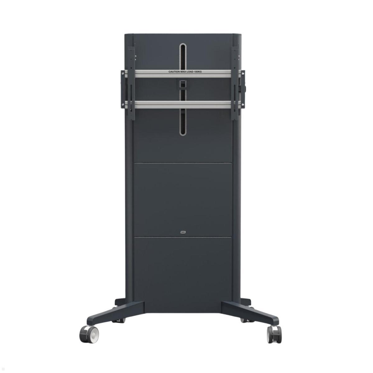 SMS Presence mobiler elektrischer Monitorständer 98 Zoll VESA bis 600x400, Anthrazit