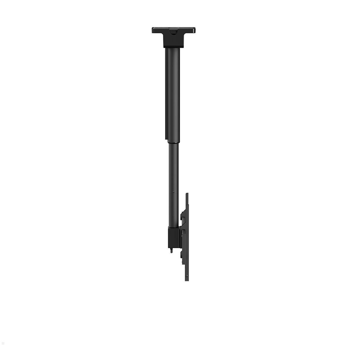 MonLines MDH016 elektrisch schwenkbare TV Deckenhalterung 50 - 100 Zoll, motorisierte Deckenhalterung