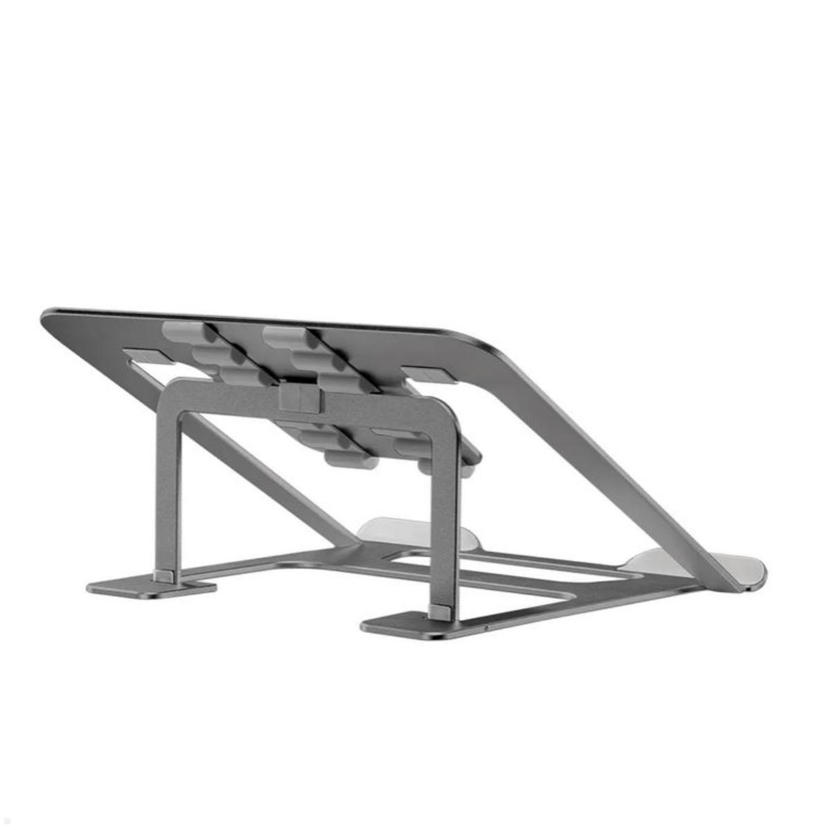 Neomounts NSLS085GREY Laptopständer bis 17 Zoll, höhenverstellbar, grau schlankes Design Neomounts NSLS085GREY Laptopständer bis 17 Zoll, höhenverstellbar, grau schlankes Design