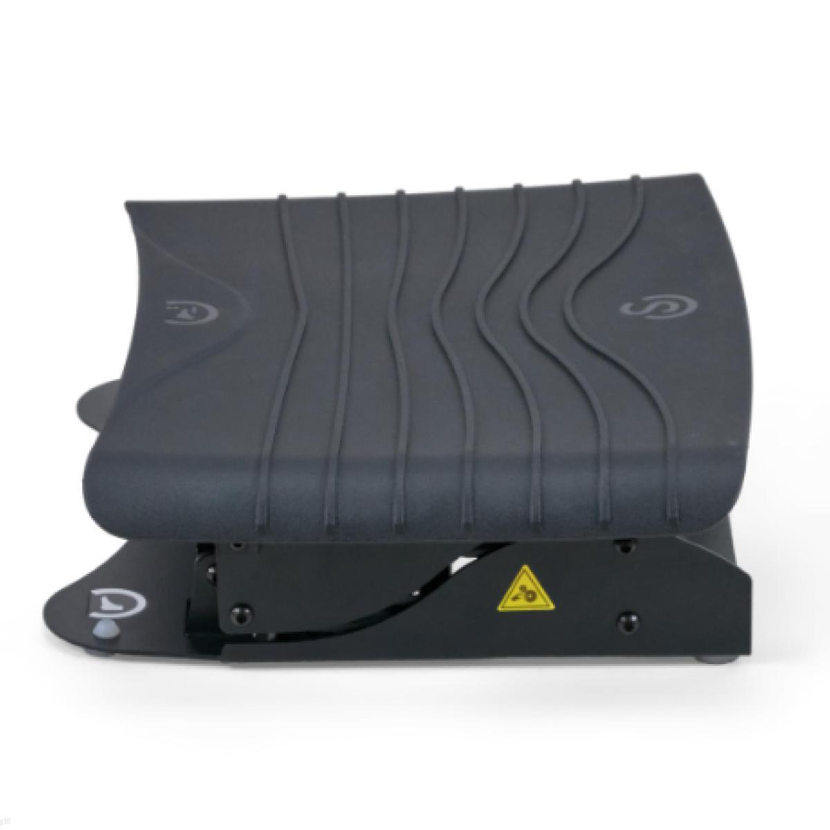 BakkerElkhuizen Atlantic Footrest ergonomische Fußstütze, höhenverstellbar (BNEFRA), Seitenansicht