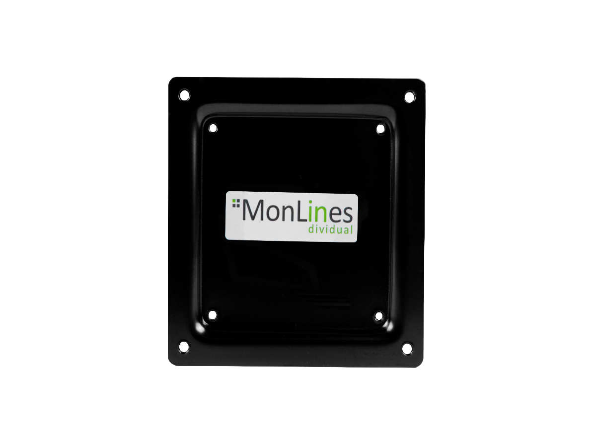 MonLines V005B VESA Adapter von 75x75 auf 100x100 mm MonLines V005B VESA Adapter von 75x75 auf 100x100 mm
