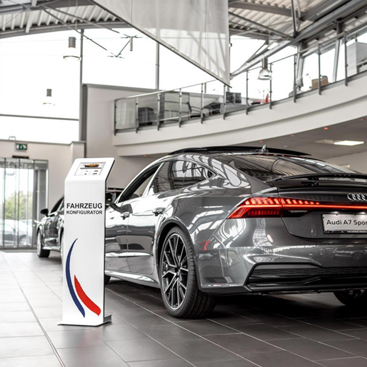 TabLines TBS134 Design Tabletständer quer für Apple iPad 11.0 (11. Gen.), Auto Konfigurator