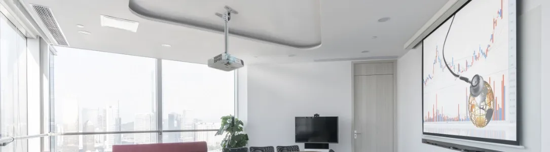 Beamer Halterung Decke, höhenverstellbar Beamer Halterung Decke, höhenverstellbar