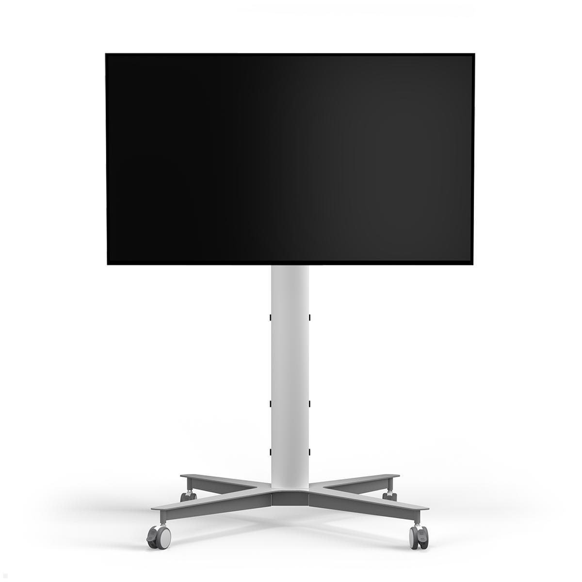 SMS Icon FH MT 1450 C Mobiler Monitorständer mit VESA Adapter bis 400x400 mm, silber mit Bildschirm SMS Icon FH MT 1450 C Mobiler Monitorständer mit VESA Adapter bis 400x400 mm, silber mit Bildschirm