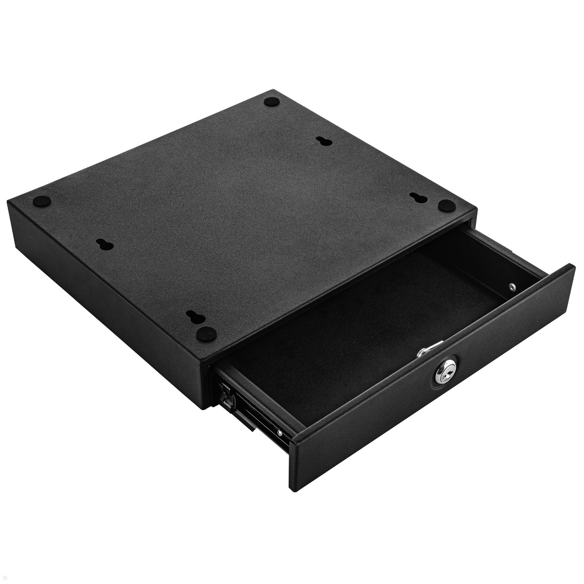 Fellowes Drawer Unterbau Schublade mit USB A/C, abschließbar, schwarz (100091611)