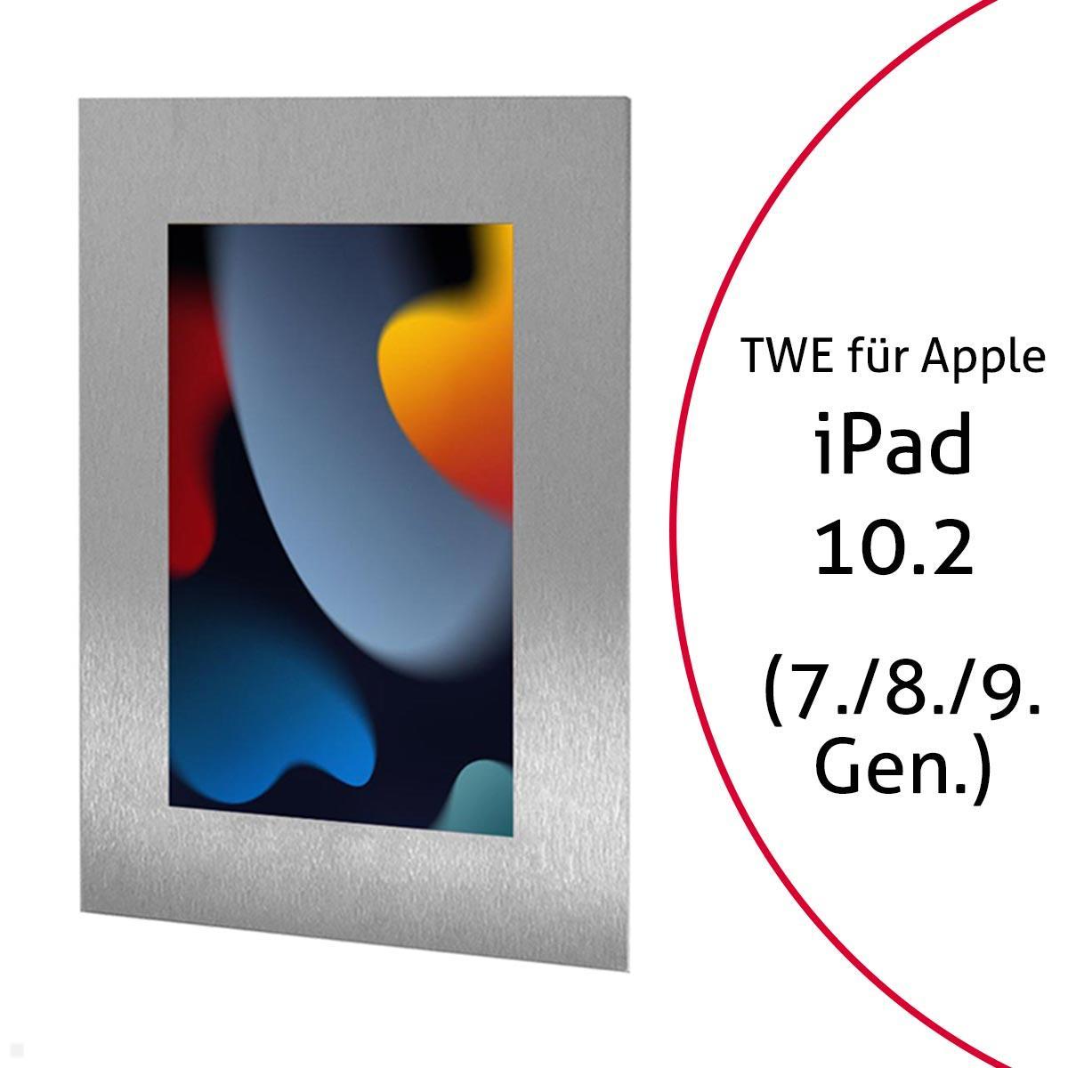 TabLines TWE087E Tablet Wandeinbau für Apple iPad 10.2 (7./8./9. Gen.), Edelstahl TabLines TWE087E Tablet Wandeinbau für Apple iPad 10.2 (7./8./9. Gen.), Edelstahl