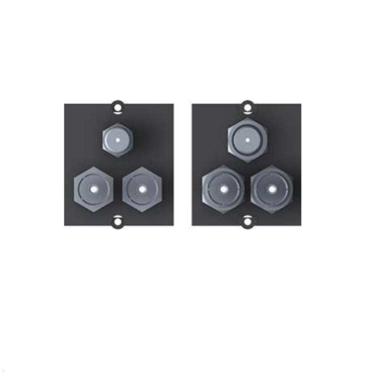 Bachmann Custom Modul 1x SAT und 2x KOAX (917.030) , Detail Bachmann Custom Modul 1x SAT und 2x KOAX (917.030) , Detail