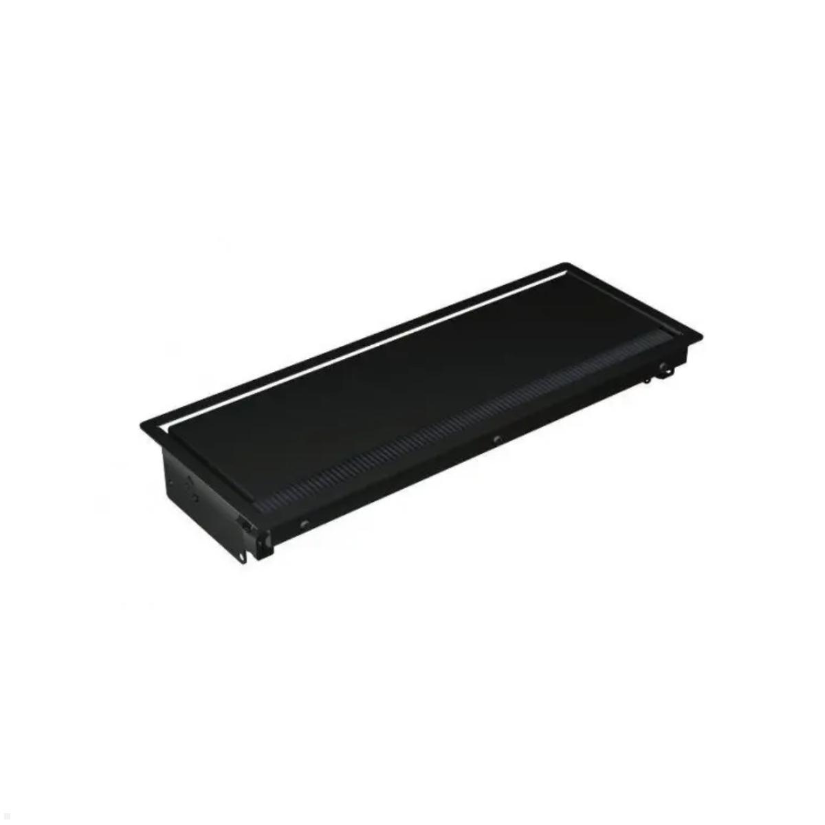 Bachmann CONI Einbaurahmen 4-fach schwarz RAL 9005 (911.091) Bachmann CONI Einbaurahmen 4-fach schwarz RAL 9005 (911.091)