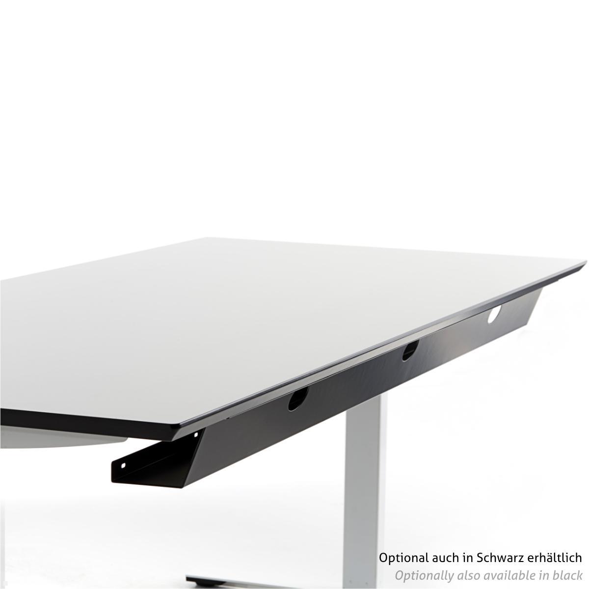 TecLines TKK005S Kabelkanal Schreibtisch 74 cm, silber, Anwendungsbeispiel TecLines TKK005S Kabelkanal Schreibtisch 74 cm, silber, Anwendungsbeispiel