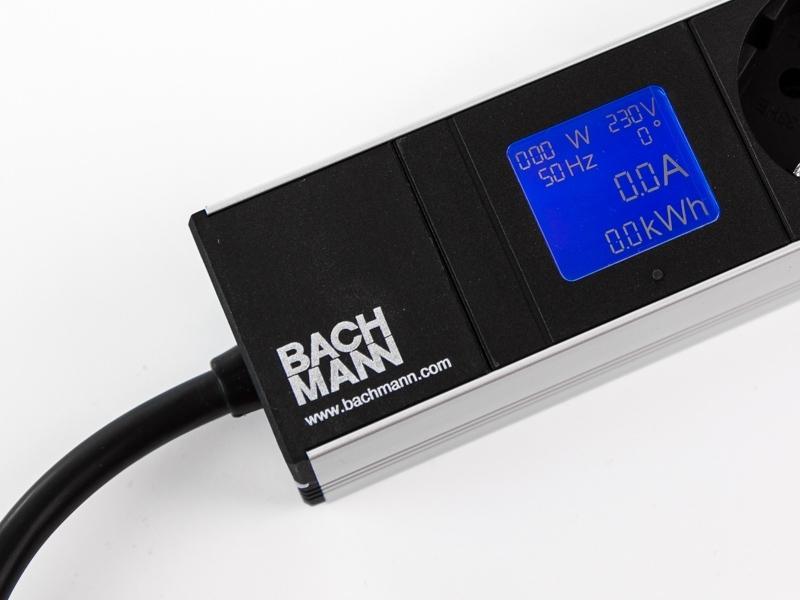 Bachmann 19 Zoll Steckdosenleiste BlueNet BN0500 Display Bachmann 19 Zoll Steckdosenleiste BlueNet BN0500 Display