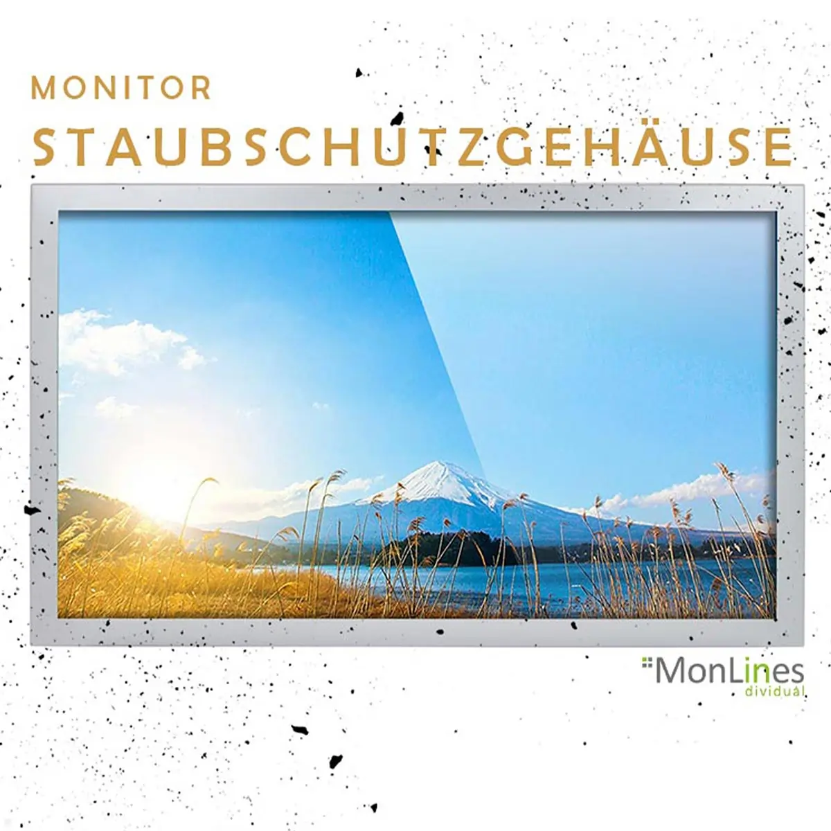 Monitor Schutzgehäuse vor Staub Monitor Schutzgehäuse vor Staub
