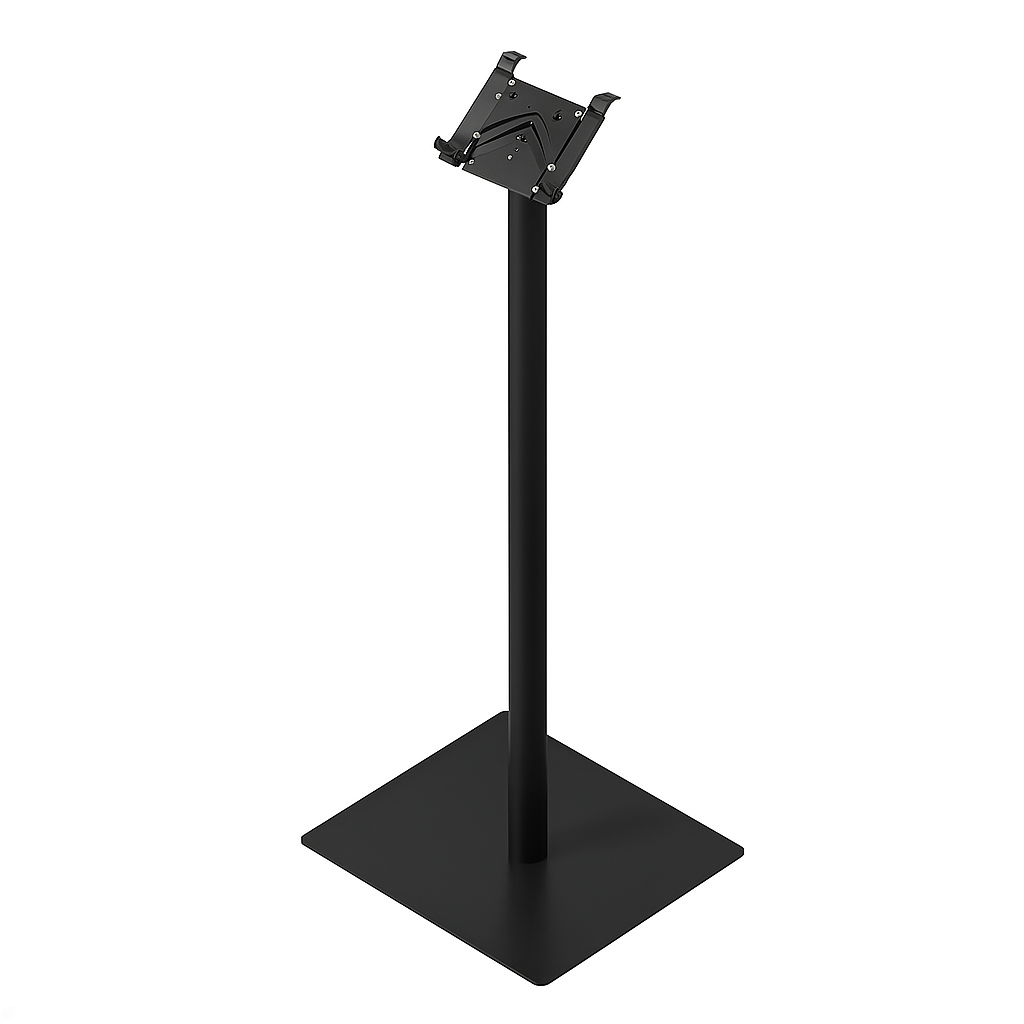 TabLines TBSfix001B Bodenständer mit Universal Tablethalter bis 11 Zoll