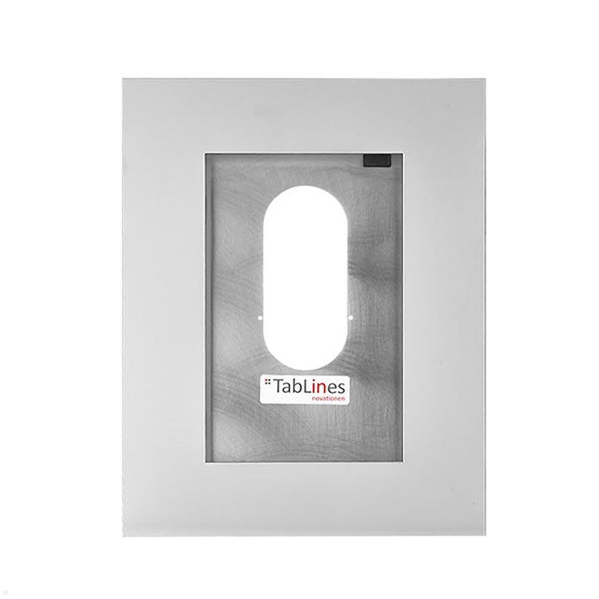 TabLines TWE113S Tablet Wandeinbau für Samsung Tab A9 8.7, silber, Hochformat TabLines TWE113S Tablet Wandeinbau für Samsung Tab A9 8.7, silber, Hochformat